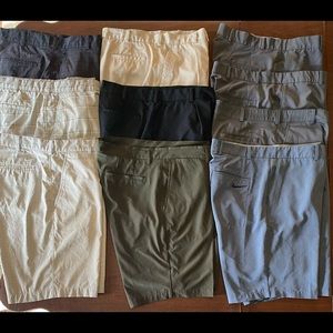 Bundle of Nike mens golf shorts. Assorted colors. All size 36 waist.
